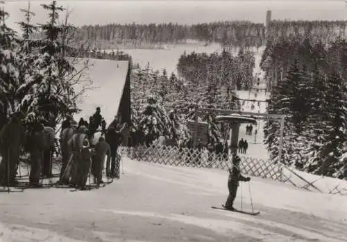 Oberwiesenthal - An der Himmelsleiter, Schlepplift - ca. 1980