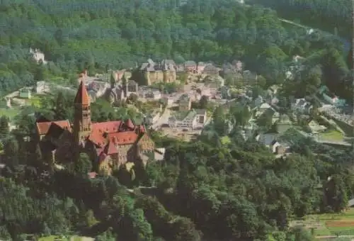 Luxemburg - Luxemburg - Clervaux - Vue aerienne - ca. 1975