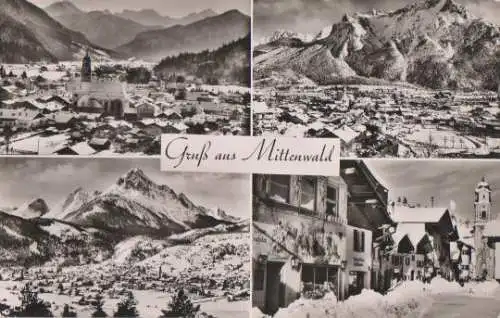 Gruß aus Mittenwald - 1962