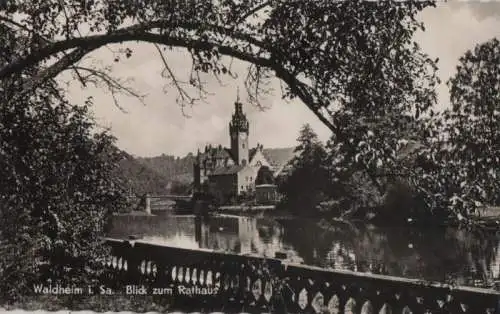 Waldheim - Blick zum Rathaus