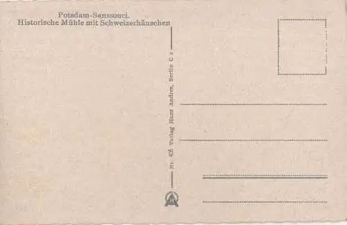 Potsdam, Sanssouci - Historische Mühle