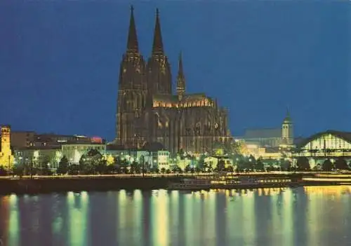 Köln - Dom, Festbeleuchtung