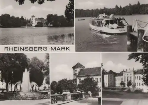 Rheinsberg - 5 Teilbilder - 1982