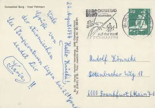 Fehmarn, Burg - aus der Luft