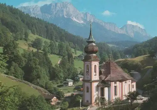 Berchtesgaden - Maria Gern mit Untersberg - ca. 1985