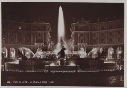 Italien - Italien - Rom - La Fontana delle Najadi - ca. 1955