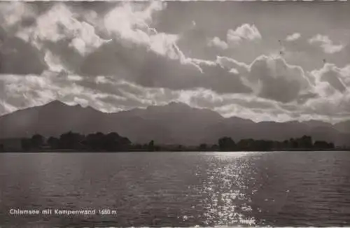 Chiemsee - mit Kampenwand - ca. 1960