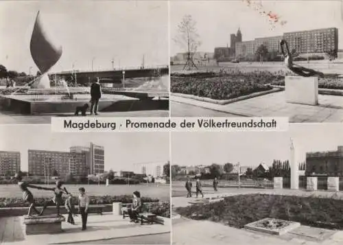 Magdeburg - Promenade der Völkerfreundschaft