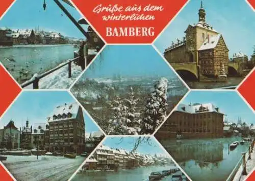 Winterliches Bamberg - ca. 1985