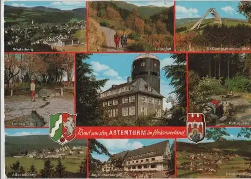 Kahler Asten, Astenturm - mit Umgebung - 1973