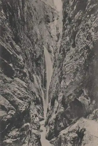 Triberg - Höllentalklamm - Wasserfall - ca. 1955