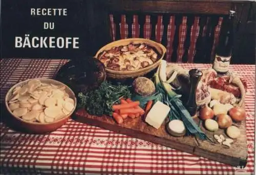 Frankreich - Frankreich - Elsass - Recette du Bäckeofe - 1977