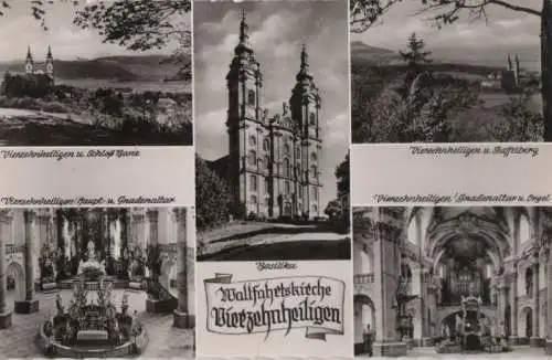 Bad Staffelstein, Vierzehnheiligen - u.a. Gnadenaltar und Orgel - 1958