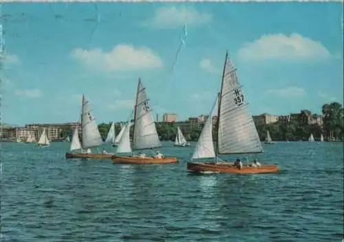 Hamburg - Außenalster - 1967