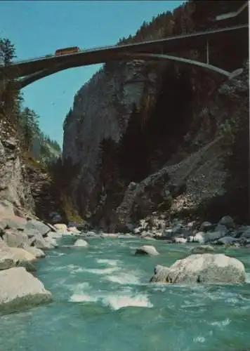 Schweiz - Schweiz - San Bernadino - Strasse, Viamala-Schlucht - ca. 1980