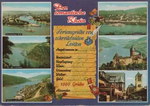 Rhein - u.a. Boppard - ca. 1975