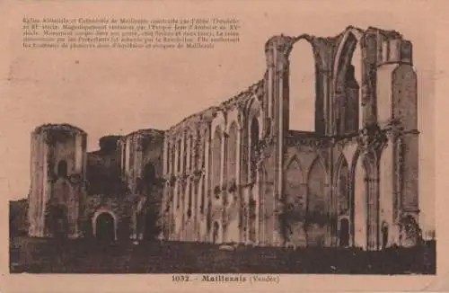 Frankreich - Frankreich - Maillezais - Aglise abbatiale - 1941