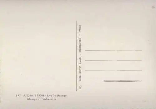 Frankreich - Aix-les-Bains - Frankreich - Abbaye Hautecombe