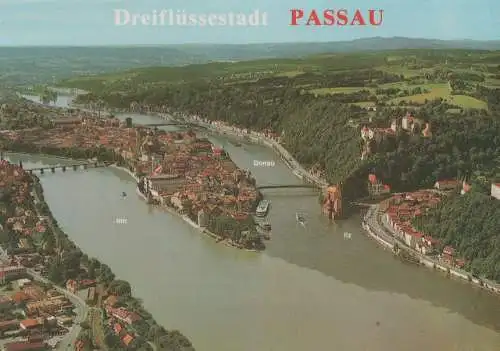 Passau - Mündung Inn und Ilz - ca. 1985