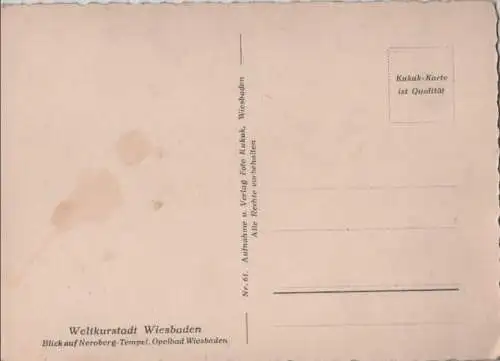 Wiesbaden - Total-Ansicht
