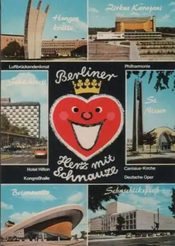 Berlin, Westteil - Herz mit Schnauze - 1978