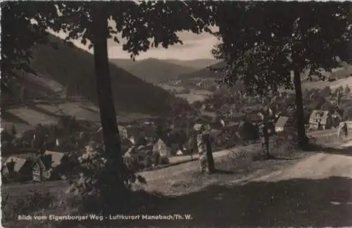 Ilmenau-Manebach - Blick vom Elgersburger Weg