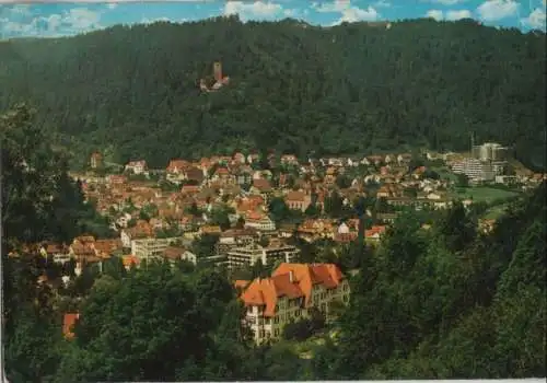 Bad Liebenzell - Gesamtansicht mit Blick zur Burg - 1976