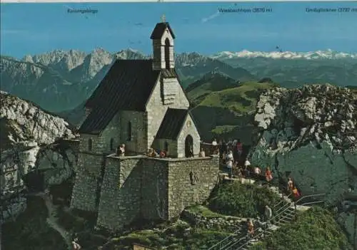 Wendelstein (Berg) - Kircherl gegen Kaisergebirge