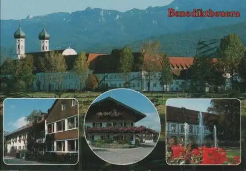 Benediktbeuern - 4 Teilbilder - ca. 1985