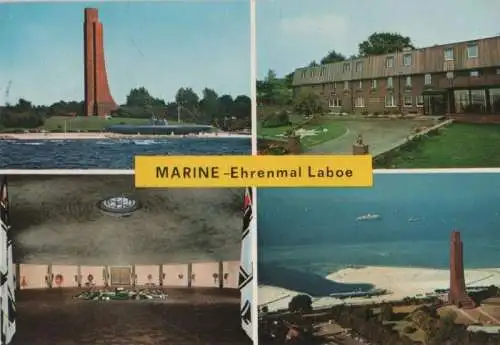 Laboe - Marine-Ehrenmal u. Scheerhaus, 4 Bilder - 1982