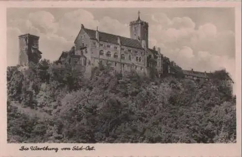 Eisenach - Wartburg von Süd-Ost - ca. 1950