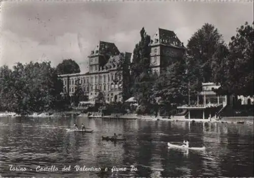 Italien - Italien - Turin - Torino - Castello del Valentino e fiume Po - 1961