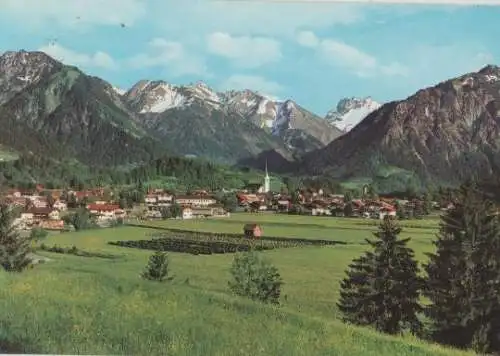 Oberstdorf mit Riffenkopf - 1987