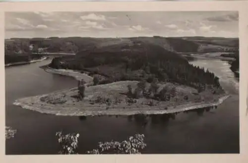 Saaletalsperre - Blick v. Heinrichstein bei Ebersdorf - 1956