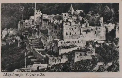 St. Goar - Schloß Rheinfels - ca. 1950