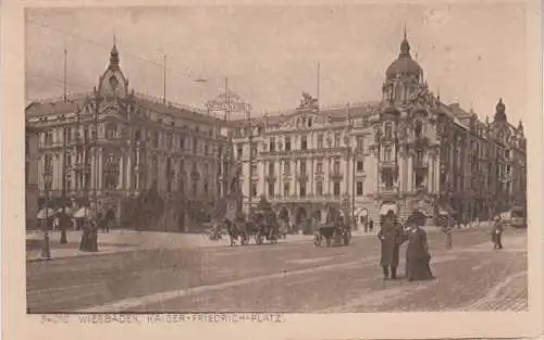 Wiesbaden - Kaiser-Friedrich-Platz - ca. 1935