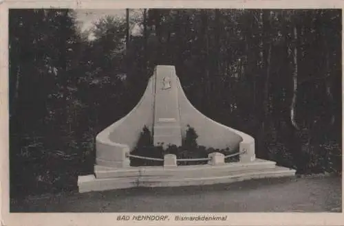 Bad Nenndorf - Bismarckdenkmal - 1929