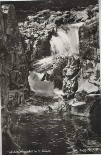 Sankt Blasien - Tuskulum Wasserfall - 1970