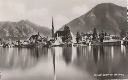 Rottach-Egern mit Wallberg - ca. 1955