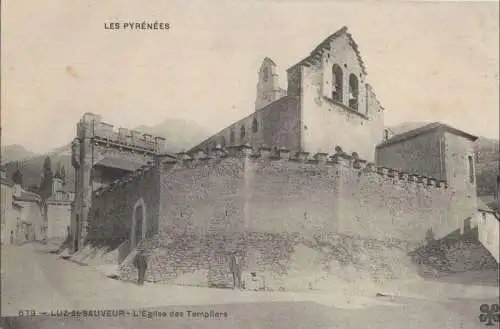 Frankreich - Luz-Saint-Sauveur - Frankreich - Eglise des Templiers