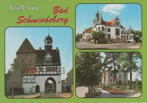 Bad Schmiedeberg - Au-Tor (1490) mit Heimatstube und Galerie, Kurhaus, Haus Bismarck - 1995