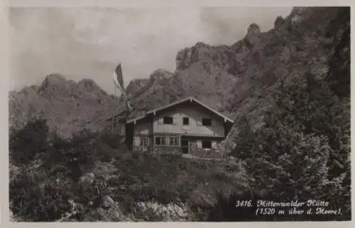 Mittenwalder Hütte - ca. 1960