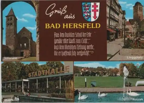 Bad Hersfeld - u.a. Stiftsruine - ca. 1985