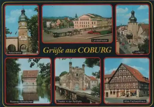 Coburg - u.a. Judentor - ca. 1980