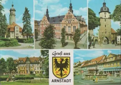 Arnstadt - u.a. Rathaus - 1974