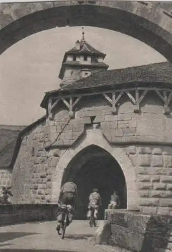 Einfahrt nach Rothenburg - 1963