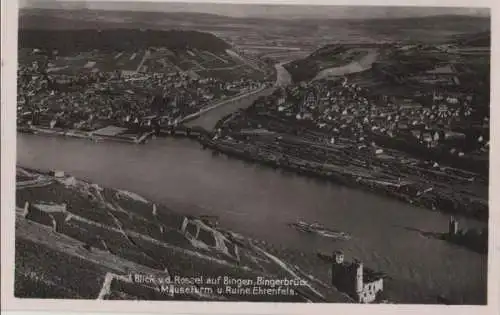 Bingen - Blick von der Rossel - 1941