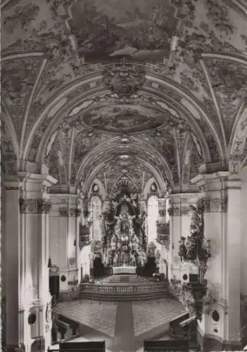 Gößweinstein - Basilika, Blick zum Gnadenaltar - ca. 1970