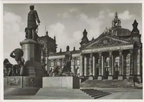 Berlin-Tiergarten, Reichstag - [REPRO aus ca. 1925] - ca. 1995