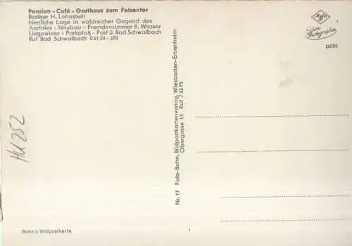 Bad Schwalbach - Gasthaus zum Felsentor